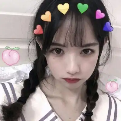 可爱呆萌傻傻女孩头像唯美女生清纯图片大全