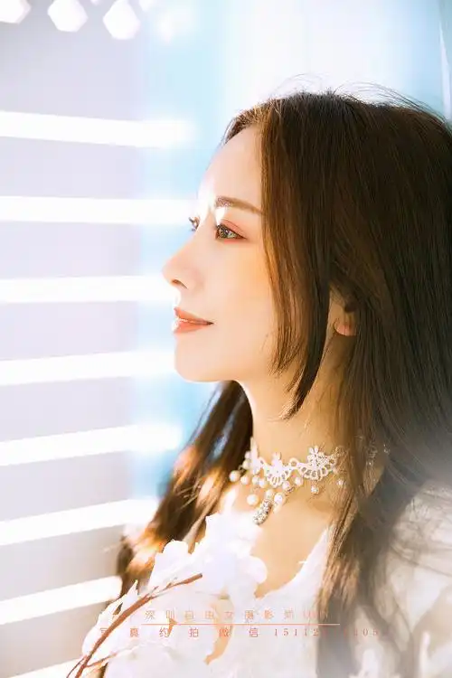 唯美写真 清新白色长裙