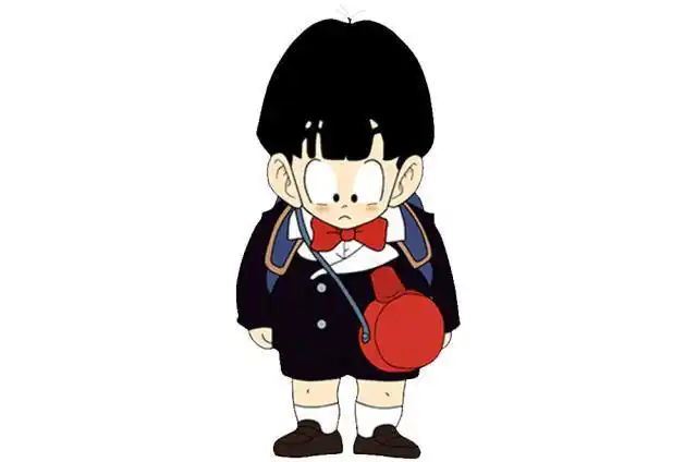 这是孙悟空家大公子悟饭小时候的样子,应该是上小学吧,那时候看起来好