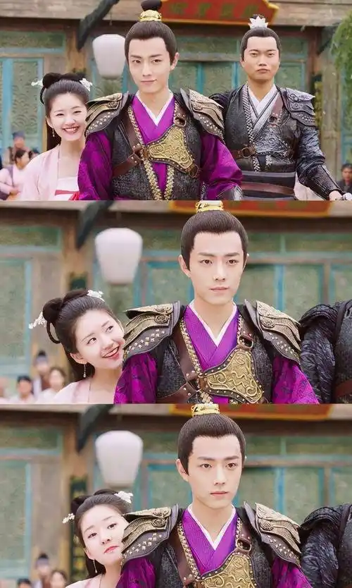 肖战赵露思同框旧照,原来两人一起拍过戏,看起来挺搭的_热度_因为