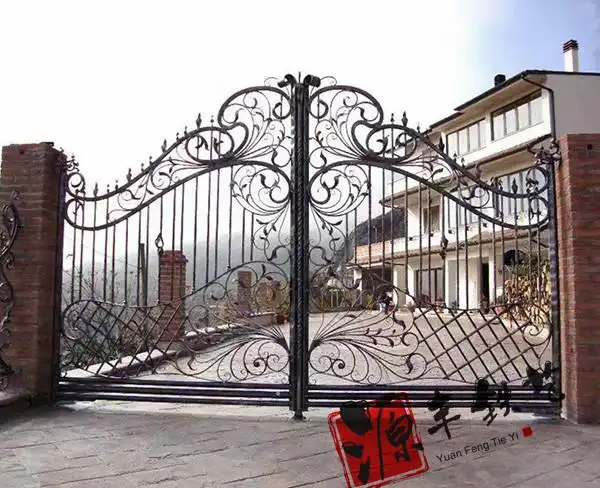 复古欧式铁艺大门