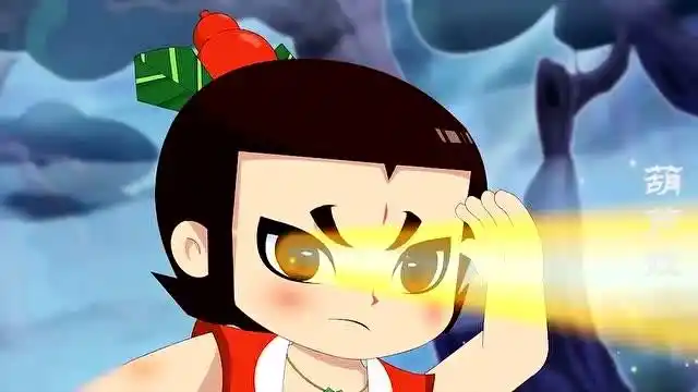 葫芦娃:葫芦娃在利用火眼金睛照什么呢,会不会是妖精呢?