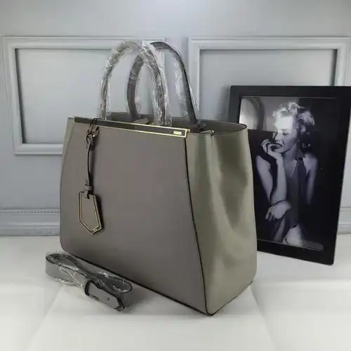 fendi芬迪 顶级头层牛皮裁剪 大号35cm