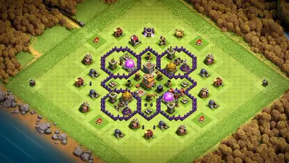 部落冲突7本最强布阵汇总图