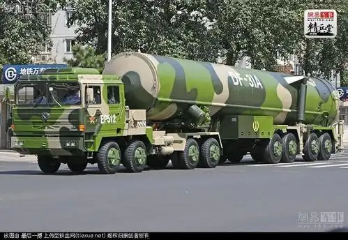 东风41导弹车的简笔画