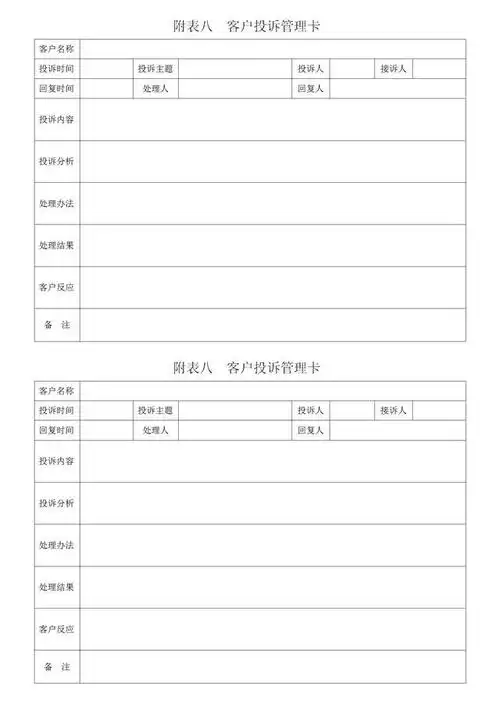客户档案管理制度(内附标准表格,适用于绝大多数企业)