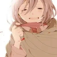 哭着笑的头像女生小清新点击鼠标右键下载