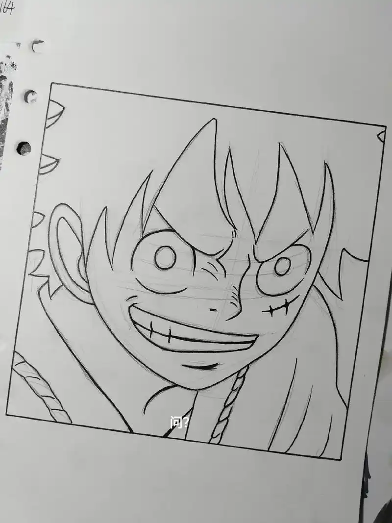 海贼王 #路飞 #手绘 太喜欢这首歌了 - 抖音