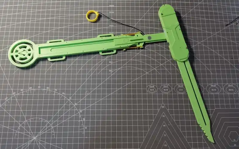 【内附图纸】【演示结构】3d打印制作重力式康纳袖剑袖剑