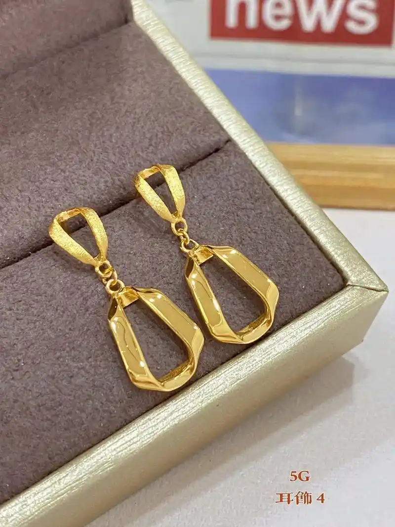 771577155g黄金耳钉, - 抖音