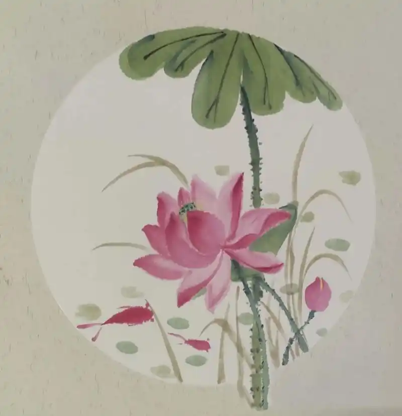 国画小白初学-荷花(含步骤图) 16615荷花:曙红加水 26615莲蓬