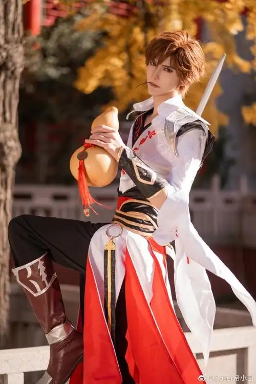 王者荣耀#王者荣耀cos 李白 cos 预告97 卷 94 77 关 揪一位小