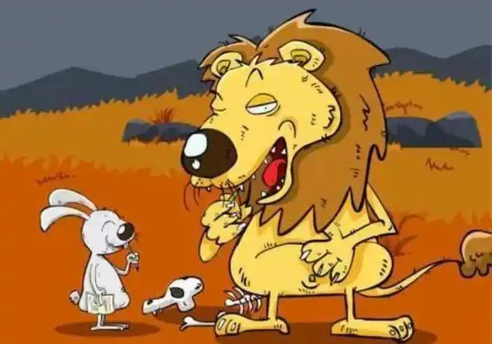 大狮子和小兔子作文400字2篇