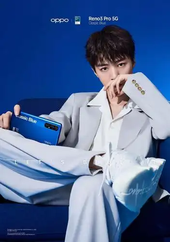 oppo代言人王俊凯全新广告照 #焕蓝一新reno3 pro