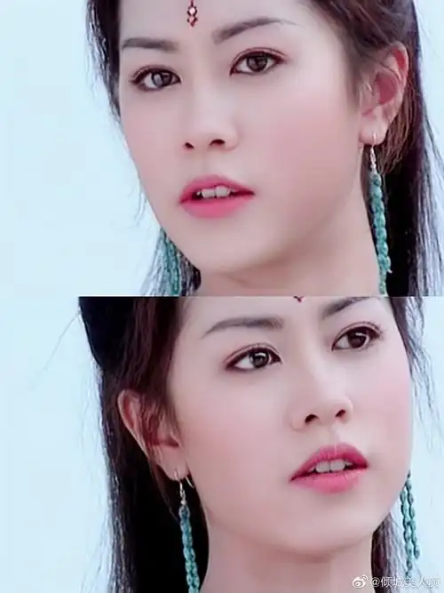 但是我喜欢她,是因为她很像新加坡的一个演员,谢韵仪