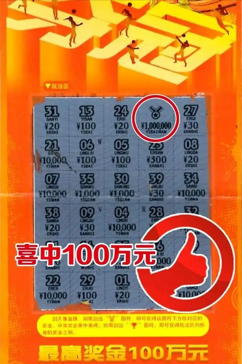 杭州姑娘20元刮刮乐刮中百万 "恭喜本店中出福利彩票100万大奖"!