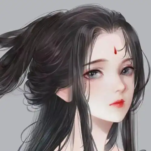 动漫二次元古风女生头像霸气冷酷二次元冷艳女生头像