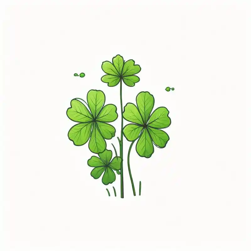 超幸运92四叶草微信头像 哇,这款四叶草微信头像真的太好看啦!