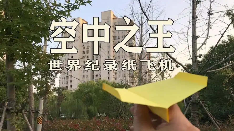 空中之王,动感十足的纸飞机