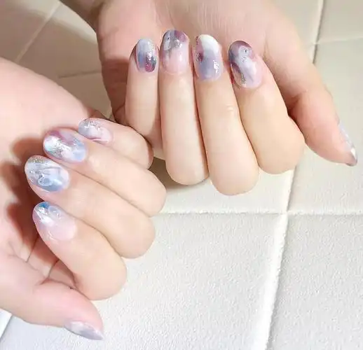 特色晕染风美甲,伴你度清秋!