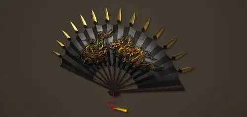 由东瀛武器大师采用特殊的金属锻造,轻盈中透出威胁.