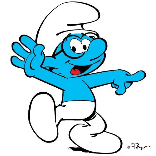 可爱的蓝精灵形象1图