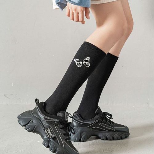 (1双装)三色夜光蝴蝶袜