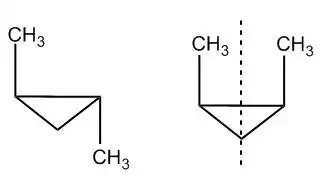 反-1,2-二甲基环丙烷有对称轴吗