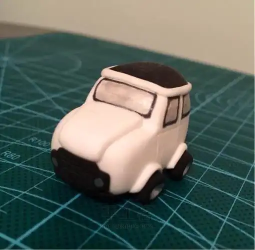 迷你越野车09超轻粘土制作教程 第6步