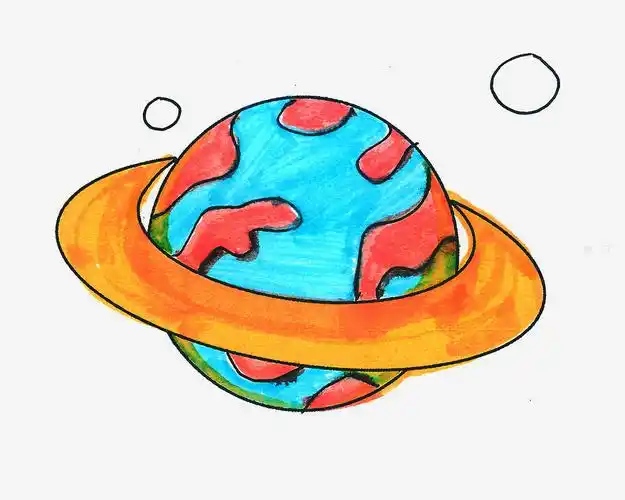 怎样画星球最简单而最美丽