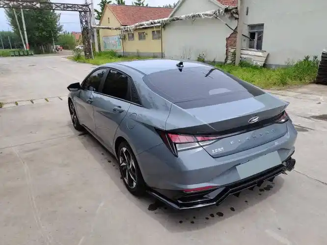 适用于21款现代七代伊兰特前铲北京一体式后扰流改装包围后唇前唇侧裙