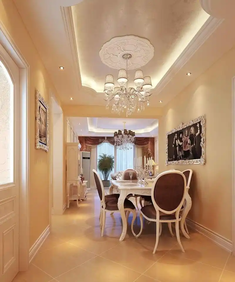 欧式家居石膏板吊顶装修效果图片大全