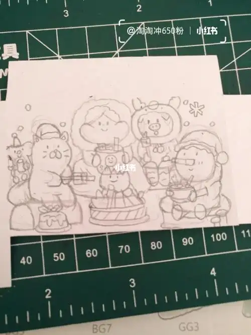 绘画盲盒封面过程_绘画_文化_绘画