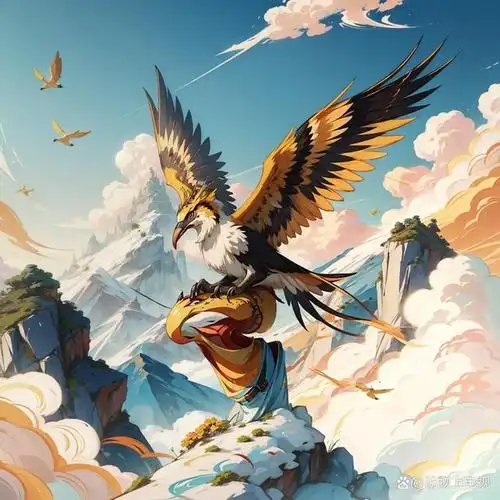 山海经萌兽之(金翅大鹏)