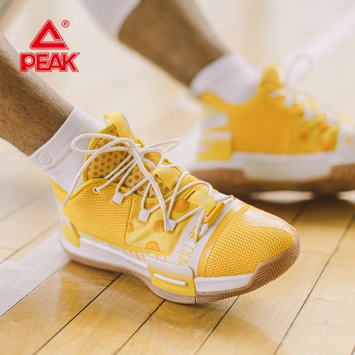 匹克态极闪现2篮球鞋奶酪配色特别款球鞋潮流时尚场地战靴男鞋子