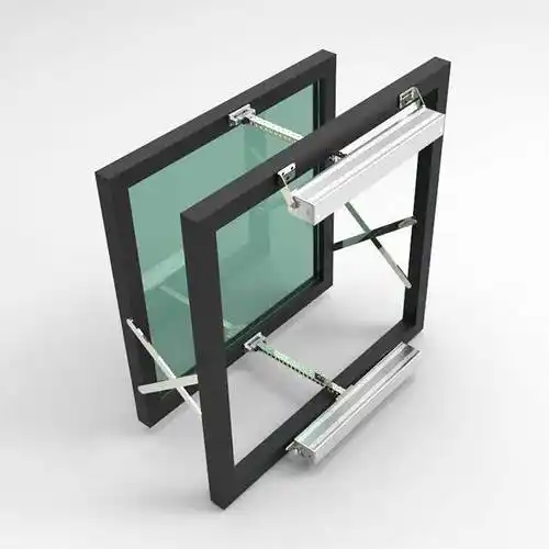 定制行程高窗打开通风手摇开窗机排烟窗70°手动开启装置批发手摇链条