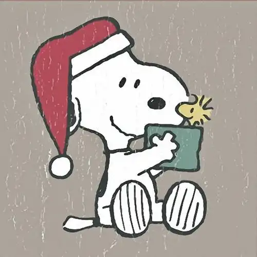 史努比头像##史努比##圣诞节##花生村共有志