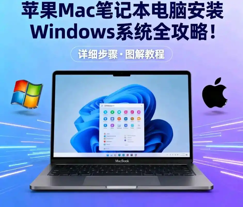 苹果mac笔记本电脑安装windows系统全攻略!
