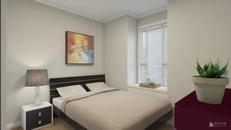 现代风格一室一厅装修设计效果图