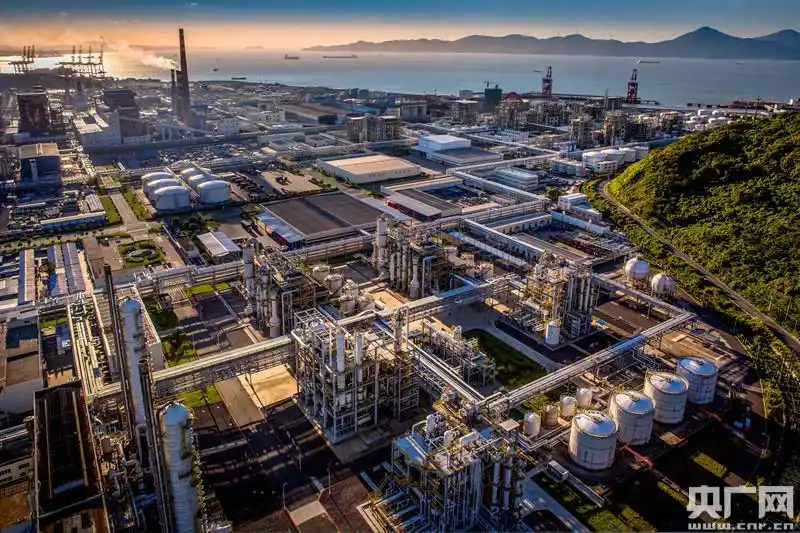 万华循环经济产业园(央广网发 大榭开发区管委会供图)