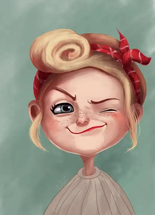 (临摹)小孩儿夸张人物表情