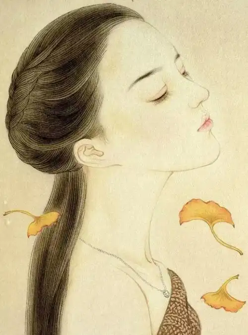 工笔美人画欣赏