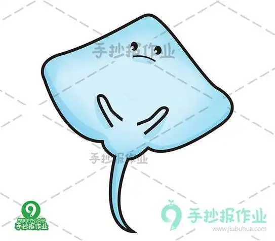 魔鬼鱼简笔画魔鬼鱼的画法简笔画魔鬼鱼画法 手绘魔鬼鱼简笔画魔鬼鱼