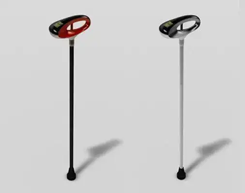 盲人智能拐杖 工业设计 细节 外观造型 创意灵感 配色