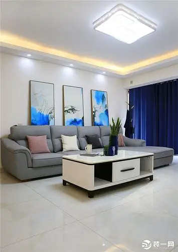 郴州家博整装装饰128平米现代简约风格装修效果图