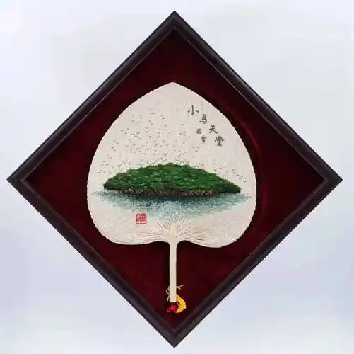 话说非遗71:火画葵扇,烙笔生花_廖惠林_新会_工艺