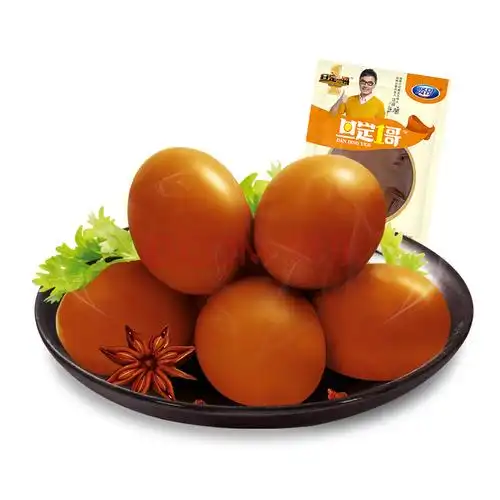 贤哥 休闲零食卤蛋无壳五香鸡蛋广东风味 单个装30g