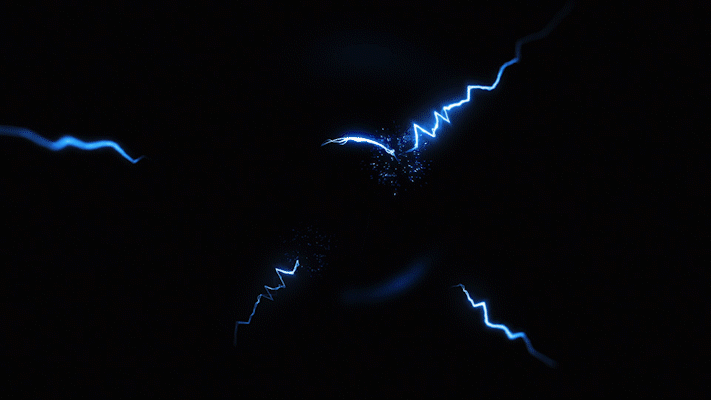 蓝色闪电球爆炸gif动图图片-正版gif素材401423284-摄图网