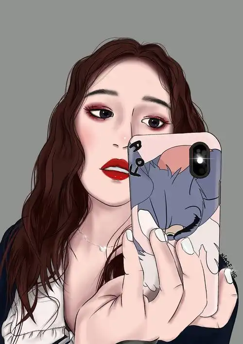 手绘人物,人物插画