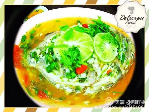 青柠檬红蒸罗非鱼